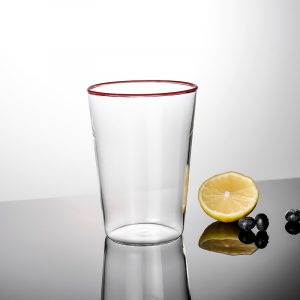 Alf handgjorda glas röd